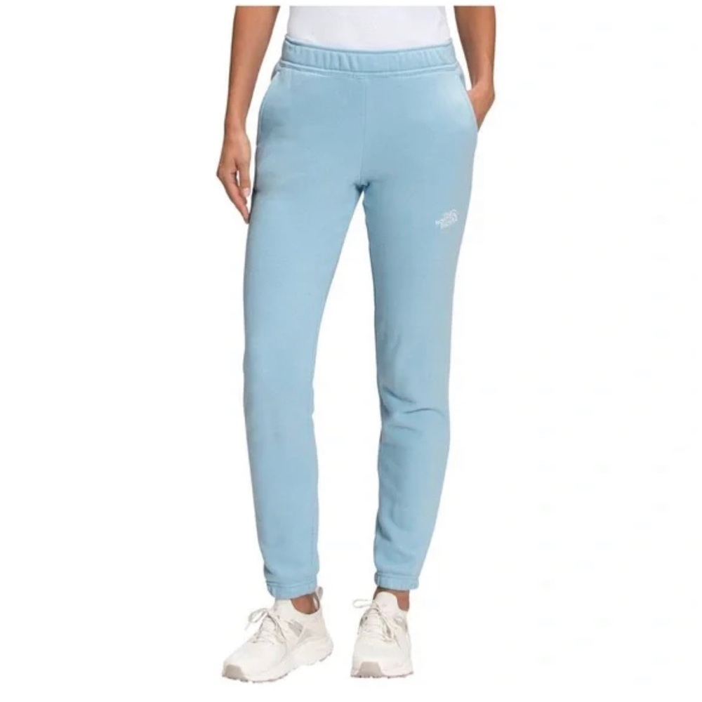 North Face Light Blue Fleece Sweatpants